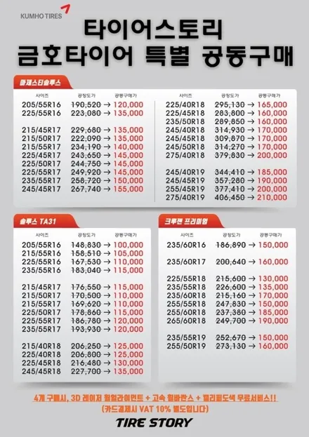 가산디지털단지 타이어싼곳 쏘나타 추천 타이어 가격 / 서울 구로, 양천, 동작, 관악, 영등포, 부천, 안양