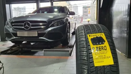벤츠 C클래스 추천타이어 피렐리 피제로 올시즌 플러스 2255017 고척동 천왕동 타이어싼곳 / 서울 구로, 양천, 동작, 관악, 영등포, 부천, 안양