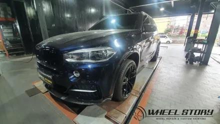BMW X5 20인치 개봉동 오류동 수궁동 휠복원도색 분체도장 블랙휠만들기 / 서울 구로, 양천, 동작, 관악, 영등포, 부천, 안양