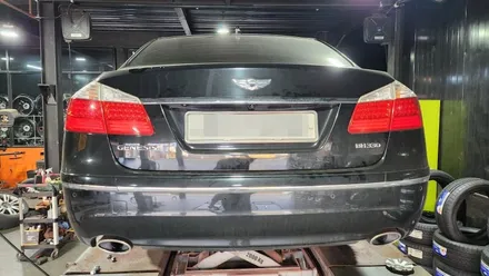 신길동 제네시스 BH330 (245/45R18)-트레드웨어580의 긴 마일리지와 사계절안전성까지 완벽하게 갖춘 최신형 금호타이어 솔루스 TA51 / 서울 구로, 양천, 동작, 관악, 영등포, 부천, 안양