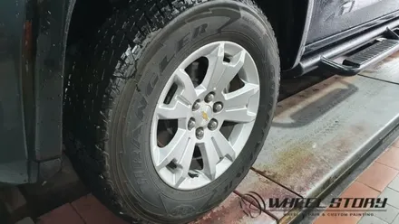 쉐보레 콜로라도 미드나잇에디션 블랙휠 만들기 공항동 방화동 등촌동 화곡동 휠도색전문 / 서울 구로, 양천, 동작, 관악, 영등포, 부천, 안양