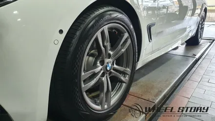 [수색동 상암동 증산동] 18인치 유광블랙 휠 도색 비용 30만원 BMW 3GT 시공 / 서울 구로, 양천, 동작, 관악, 영등포, 부천, 안양