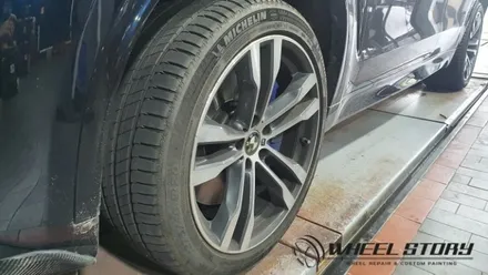 BMW X5 20인치 개봉동 오류동 수궁동 휠복원도색 분체도장 블랙휠만들기 / 서울 구로, 양천, 동작, 관악, 영등포, 부천, 안양