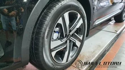 개봉동 천왕동 신정동 쏘렌토 하이브리드 19인치 블랙유광 휠분체도색 / 서울 구로, 양천, 동작, 관악, 영등포, 부천, 안양