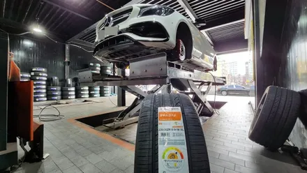철산동 벤츠 CLA45 AMG 국산사계절타이어 교체비용싼곳, 한국타이어 벤투스 컴포트 S2 AS 235/35ZR19 작업후기 / 서울 구로, 양천, 동작, 관악, 영등포, 부천, 안양