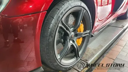 맥라렌 650S 앞19인치 뒤20인치 휠도색 블랙유광 가격표 / 서울 구로, 양천, 동작, 관악, 영등포, 부천, 안양