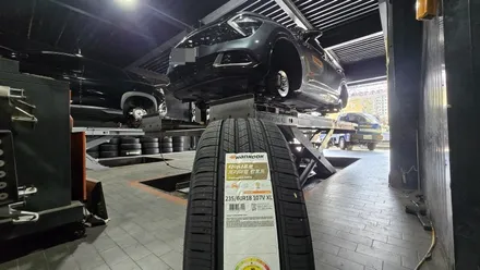 하안동 기아 스포티지 (235/60R18)–긴 수명의 마일리지와 빗길 눈길 안전성까지 갖춘 프리미엄 사계절 한국타이어 다이나프로 HPX / 서울 구로, 양천, 동작, 관악, 영등포, 부천, 안양