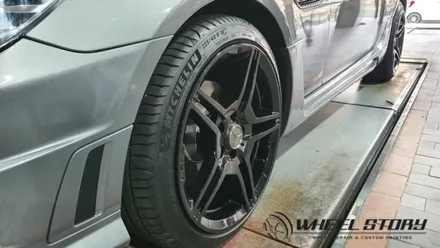 벤츠 SLK350 18인치 고스트크롬 휠도색복원 가격 40만원 / 서울 구로, 양천, 동작, 관악, 영등포, 부천, 안양