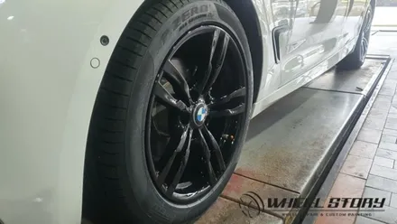 [수색동 상암동 증산동] 18인치 유광블랙 휠 도색 비용 30만원 BMW 3GT 시공 / 서울 구로, 양천, 동작, 관악, 영등포, 부천, 안양