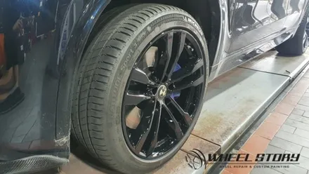 BMW X5 20인치 개봉동 오류동 수궁동 휠복원도색 분체도장 블랙휠만들기 / 서울 구로, 양천, 동작, 관악, 영등포, 부천, 안양