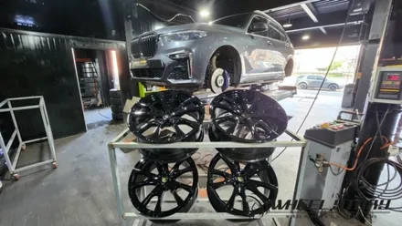 신월동 신정동 가산동 블랙휠도색 가격 비용 BMW X7 22인치 / 서울 구로, 양천, 동작, 관악, 영등포, 부천, 안양