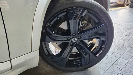 가리봉동 볼보 XC90-22인치 휠 블랙유광 색상으로분체도장 작업후기 / 서울 구로, 양천, 동작, 관악, 영등포, 부천, 안양