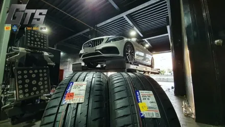 벤츠 C클래스 쿠페 타이어 225/40R19 255/35R19 미쉐린타이어 PS4장착 / 서울 구로, 양천, 동작, 관악, 영등포, 부천, 안양