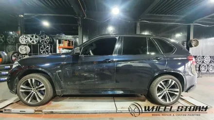 BMW X5 20인치 개봉동 오류동 수궁동 휠복원도색 분체도장 블랙휠만들기 / 서울 구로, 양천, 동작, 관악, 영등포, 부천, 안양