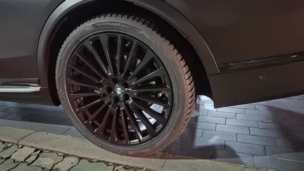 대림동 BMW X7 (275/40R22, 315/35R22)-반무광블랙 분체도색+한국타이어 윈터 아이셉트 에보3 X 장착후기 / 서울 구로, 양천, 동작, 관악, 영등포, 부천, 안양