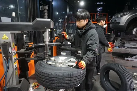 가산동 타이어싼곳 쉐보레 캡티바 한국타이어 교체 / 서울 구로, 양천, 동작, 관악, 영등포, 부천, 안양