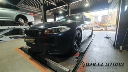 매트그레이 19인치 휠도색 BMW 5시리즈 [독산동 시흥동 난향동 삼성동] / 서울 구로, 양천, 동작, 관악, 영등포, 부천, 안양