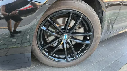 가리봉동 BMW 5시리즈 18인치 휠 블랙유광 (+with 휠브레이크 디스크도색) 작업후기 / 서울 구로, 양천, 동작, 관악, 영등포, 부천, 안양
