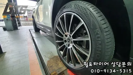 인지(INZI) 마차휠 19인치업 벤츠 GLB 장착 / 서울 구로, 양천, 동작, 관악, 영등포, 부천, 안양