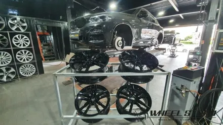 서초동 사당동 서원동 BMW X4 19인치 휠 도색 블랙유광 시공 / 서울 구로, 양천, 동작, 관악, 영등포, 부천, 안양
