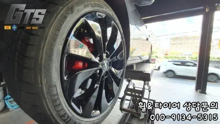 245/40R19 미쉐린 PS AS4 말리부장착 캘리퍼도색 하안동 옥길동 오류동 구로타이어스토리 / 서울 구로, 양천, 동작, 관악, 영등포, 부천, 안양