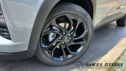 개봉동 고척동 가산동 휠도색전문 쉐보레 트렉스 19인치 블랙유광 휠만든기 / 서울 구로, 양천, 동작, 관악, 영등포, 부천, 안양