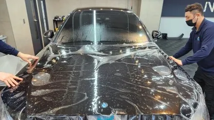 벤츠 S450 본넷 앞 범퍼 PPF 시공 / 서울 성북구 안암동5가