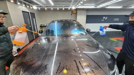 벤츠 S450 본넷 앞 범퍼 PPF 시공 / 서울 성북구 안암동5가