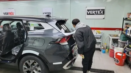 남양주 신차패키지, 스포티지를 향한 브이쿨 썬팅. / 서울 성북구 안암동5가