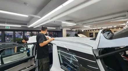 성북구 팰리세이드 크리미 화이트 펄 신차패키지 시공 / 서울 성북구 안암동5가