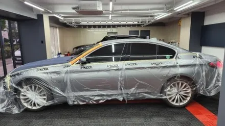 BMW 5S 썬팅 재시공 브이쿨 kEV 비반사 재이나인모터스 / 서울 성북구 안암동5가