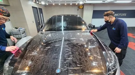 벤츠 S450 본넷 앞 범퍼 PPF 시공 / 서울 성북구 안암동5가