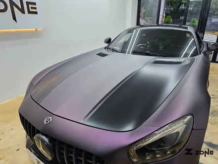 벤츠 GT S AMG  전체랩핑 타이니봇  메탈릭 매직 퍼플 제트존 부천랩핑 인천랩핑 송도랩핑 안산랩핑 구로 랩핑 광명랩핑 / 부천, 광명, 부평