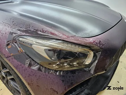 벤츠 GT S AMG  전체랩핑 타이니봇  메탈릭 매직 퍼플 제트존 부천랩핑 인천랩핑 송도랩핑 안산랩핑 구로 랩핑 광명랩핑 / 부천, 광명, 부평