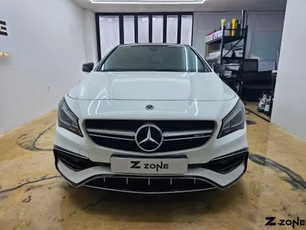 벤츠 CLA45 AMG 라이트 필름 테일램프 PPF 라이트 PPF 그레이 라인 띠 래핑 제트존 부천ppf / 부천, 광명, 부평