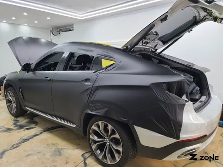 BMW F16  x6 전체랩핑  무광 블랙 메탈릭  /부천랩핑/인천랩핑/청라랩핑 / 부천, 광명, 부평