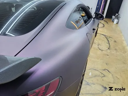 벤츠 GT S AMG  전체랩핑 타이니봇  메탈릭 매직 퍼플 제트존 부천랩핑 인천랩핑 송도랩핑 안산랩핑 구로 랩핑 광명랩핑 / 부천, 광명, 부평