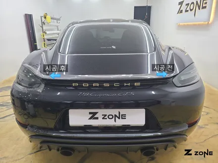 포르쉐 718카이맨 GTS 4.0 전체 PPF 데칼 랩핑 프리미엄 모터가드 라이트 소프트 블랙 라이트 필름 부천 PPF 인천 PPF / 부천, 광명, 부평
