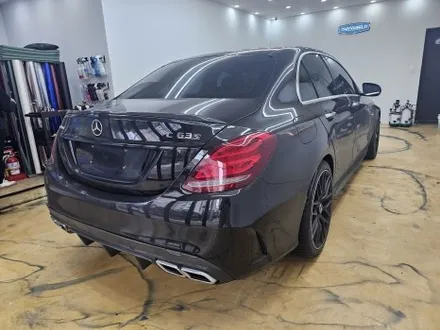 벤츠 w205 c63 AMG 타이니봇 울트라 매트 메탈릭 실버 라이트 전체랩핑 부천 제트존 인천 랩핑 PPF 전문점 / 부천시 소사구 송내동