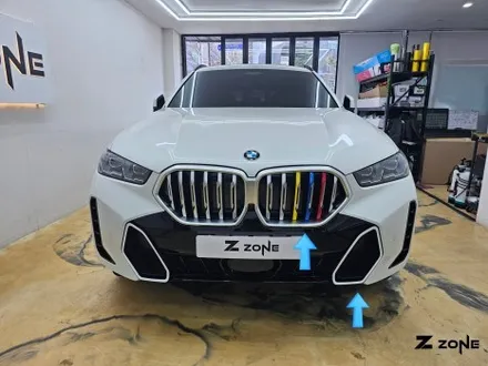 BMW 신형 GO6  X6 프론트패키지 프리미엄 오닉쉴드 PPF  제트존 그릴 래핑 포인트 래핑 / 부천, 광명, 부평