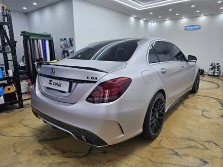 벤츠 w205 c63 AMG 타이니봇 울트라 매트 메탈릭 실버 라이트 전체랩핑 부천 제트존 인천 랩핑 PPF 전문점 / 부천시 소사구 송내동