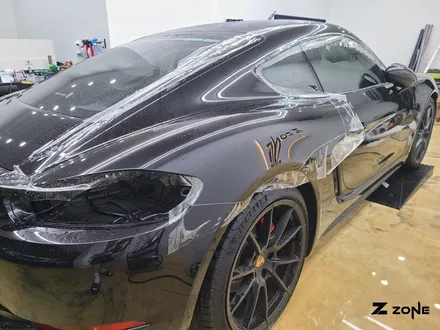 포르쉐 718카이맨 GTS 4.0 전체 PPF 데칼 랩핑 프리미엄 모터가드 라이트 소프트 블랙 라이트 필름 부천 PPF 인천 PPF / 부천, 광명, 부평