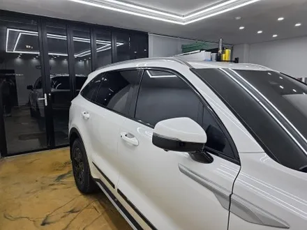 기아 쏘렌토 크롬딜리트 크롬죽이기 랩핑 블랙 유광 부천랩핑 부천PPF 3M 블랙 유광 고광택 / 부천시 소사구 송내동