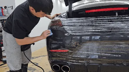벤츠 AMG CLS53 경미한 사고로 뒷범퍼 PPF 보험처리 시공 부천PPF / 부천, 광명, 부평