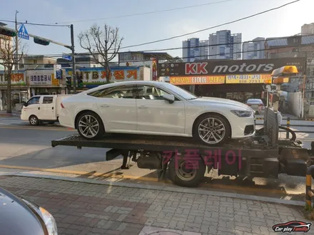 (수원카플레이)신형A7 아이나비칼트윈 선팅 시공
