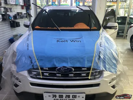 (수원카플레이) 포드 익스폴로러 아이나비 칼트윈 )GR반사필름썬팅시공