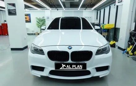 BMW 540i 글로스화이트 전체,실내 랩핑 작업후기 / 김포시 고양리