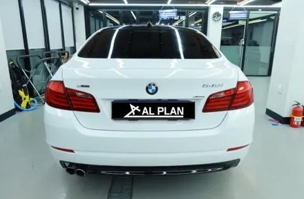 BMW 540i 글로스화이트 전체,실내 랩핑 작업후기 / 김포시 고양리