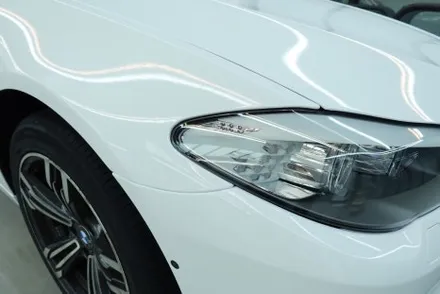 BMW 540i 글로스화이트 전체,실내 랩핑 작업후기 / 김포시 고양리