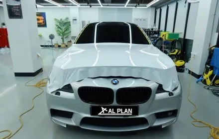 BMW 540i 글로스화이트 전체,실내 랩핑 작업후기 / 김포시 고양리